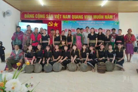 Hội thi cồng chiêng, xoang của đồng bào dân tộc Xơ Đăng lần thứ II trên địa bàn xã Ngọk Yêu năm 2024
